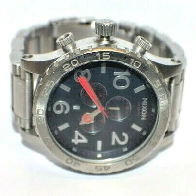 Nixon Matte Navy Blue 300 Meter Stainless Steel Watch