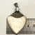 Sterling Silver Pendant Shell and Marcasite stones