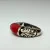 Vintage Tag Sterling Silver Red Coral ring, sz 7.0