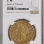 1878-S $20 Liberty Head Double Eagle NGC XF40