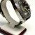 Locman Stainless Steel 2.5 ct White Round Cut Black Dial With Black Band Watch