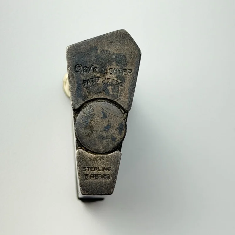 Clark Lighter Rare Vintage 1920's Lighter Sterling Silver Pat. July 27 1926