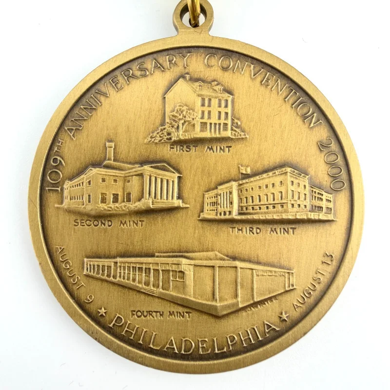 2000 ANA 109th Anniversary Convention Medal Philadelphia In Box