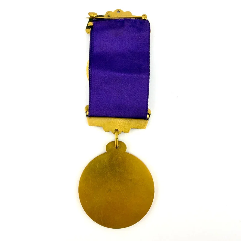 Vintage Past President Medal - PHC Fraternal Lodge Jewel, Eagle Over Nest