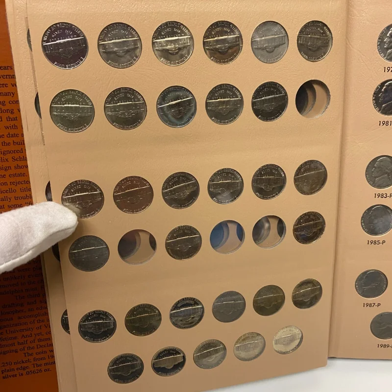 Jefferson Nickels Dansco Album with Proofs #8113 - 1938 to 2005 - No Coins