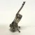 Rare Antique Sterling Silver Miniature Scroll Guitar Pill Box Dove Doll House
