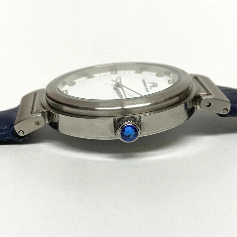 Porsamo Bleu Dahlia Leather Strap Watch, 34 mm