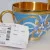Russian silver 925 & 24k Gold Plated Teapot & 2 Teacups Enamel Filigree