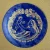 Vintage Mother's Day Plate - Cobalt Blue with Gold Etching Sweden 1973 w/Box
