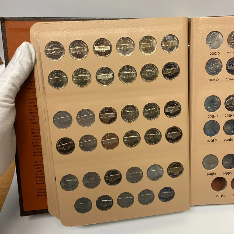 Jefferson Nickels Dansco Album with Proofs #8113 - 1938 to 2005 - No Coins