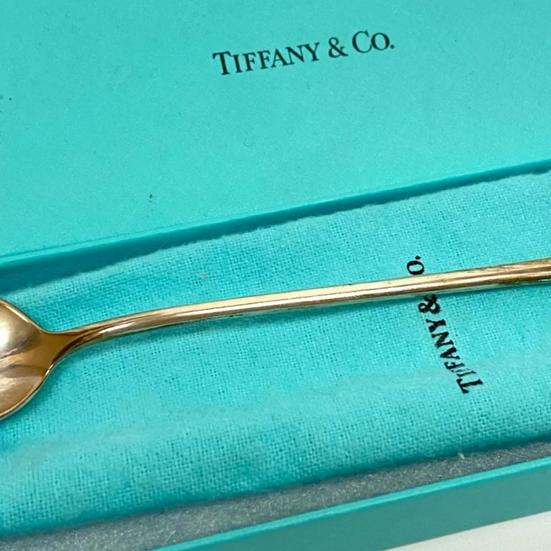 Tiffany & Co. Elsa Peretti 925 Sterling Silver Open Heart Silver Feeding Spoon