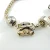925 Sterling Silver Italian RCI Bracelet With Bag Charms, 7.5 ich