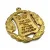 VTG goldtone 1974 Mizrachi Womens Organization of America dangle