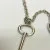 Rare Tiffany & Co Silver Heart Arc Padlock Charm and Key Necklace, 16 Inches