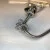 Judith Ripka Silver 925 CZ Charms Bracelet Size 7.5” Long, 7 pieces, Pouch, Box