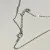 Swarovski Crystal long Necklace 42in Long