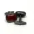 Vintage Red Agate Cufflinks Sterling Silver