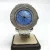 Techno Watch Blue Dial with 4ct Diamonds, 50 mm