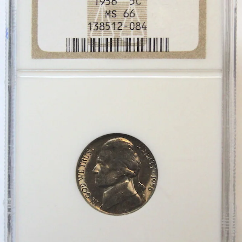NGC 1956 5C MS 66 Jefferson Nickel