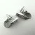 Vintage Square Cuff Links Textured Silver Tone Mesh Wrap Setting Cufflinks
