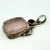Vintage Handmade 925 Silver Pendant with Pink Spinel & Red Garnet