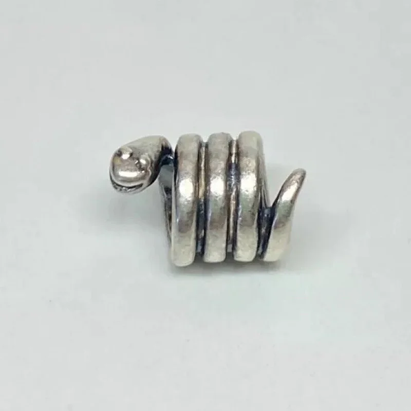 Authentic Pandora Sterling Silver Snake Charm 790171  RETIRED