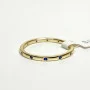 Shashi Gold Tone Blue Stone Thin Ring Size 8