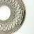 925 Sterling Silver PTI India Dangle Earrings Open-Circle Mandala Style