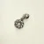 Authentic Pandora Silver and Lime Quartz Dangle Disc Charm 790435LQ