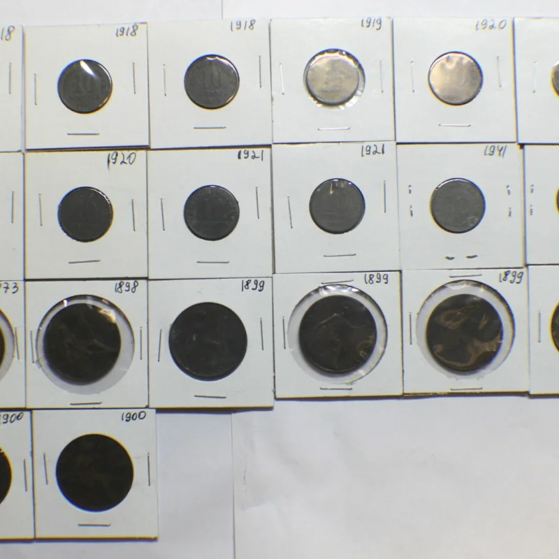 1873-1941 20 Pieces of Collection Coins Great Britian Victorian & GERMAN EMPIRE