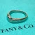 Tiffany & Co Platinum Elsa Peretti Curved 0.18ct Diamond Ring Band Sz 6.5