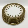 6 Tableware Porcelain Plates by Gardner Moscow