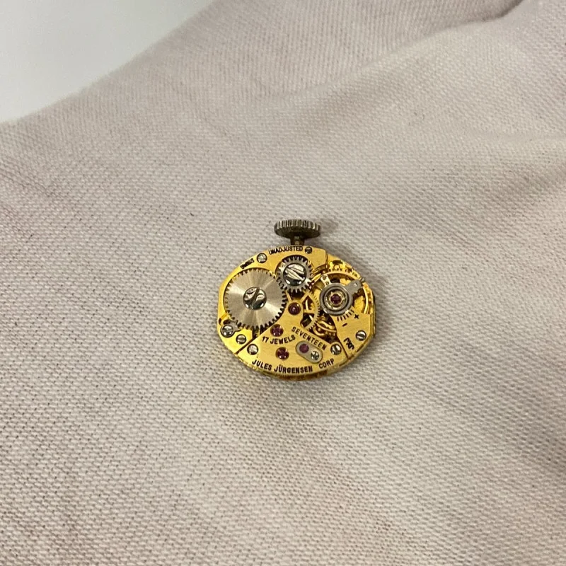 Vintage Jules Jurgensen Ladies 14K White Gold And Diamonds