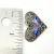 Vintage Silver Heart Pendant with Enamel Butterfly and Filigree