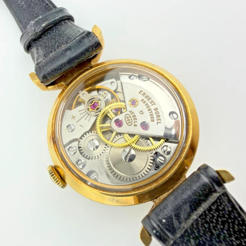 Working. Ernest Borel Cocktail Kaleidoscope 25mm Gold Dial, Manual Swiss Watch