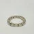 Pandora Band Ring Size 6.5 Black Stone Sterling Silver