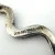 Vintage Sterling Silver Snake Pendant with Swarovski Crystals - JCM 925 Thailand