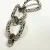 Charles Krypell 14K/925 White Gold + Colored Diamond 3.40 ct Link Bracelet
