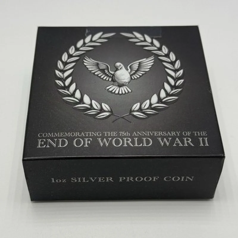 2020 Perth Mint End of WWII 75th Anniversary 1oz .9999 Silver Proof Coin OGP COA