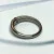 Tiffany & Co Platinum Elsa Peretti Curved 0.18ct Diamond Ring Band Sz 6.5