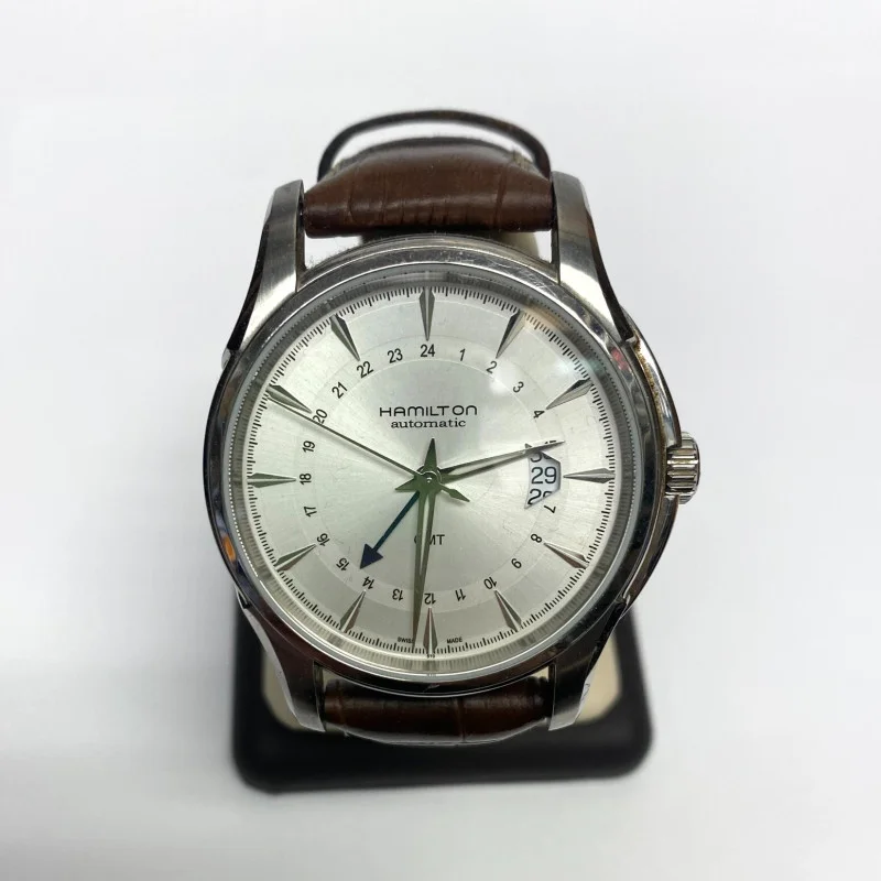 Hamilton Jazzmaster Traveler GMT Men's White Dial/Steel Case