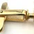 Vintage Golden Hickok Cufflinks USA Deco Style With Ruby Color Stones