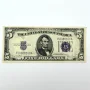 1934-D Series $5 Blue Seal Silver Certificate - Serial T50988100A