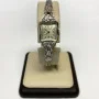 Vintage Ladies Gruen Precision 14K White Gold w Diamonds 17 Jewels