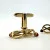 Vintage Golden Hickok Cufflinks USA Deco Style With Ruby Color Stones