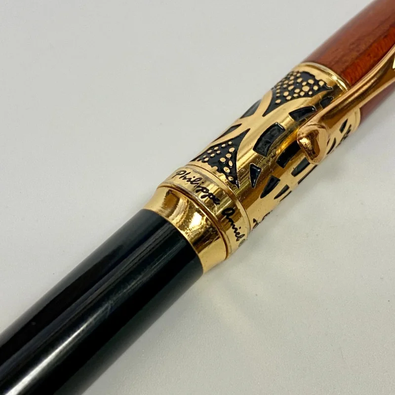 Philippe Amiel Gold Plated Ink Pen Unique Designer