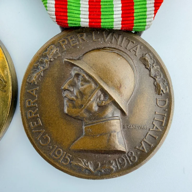 Rare WWI British Medal Group with Italian War Medal in Spink & Son Case