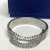 SWAROVSKI Ladies Fit White Stainless Steel Bangle