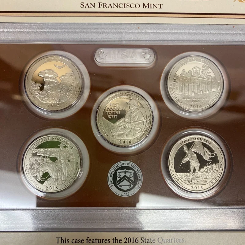 2016 Proof Set San Francisco Limited Edition 8pc