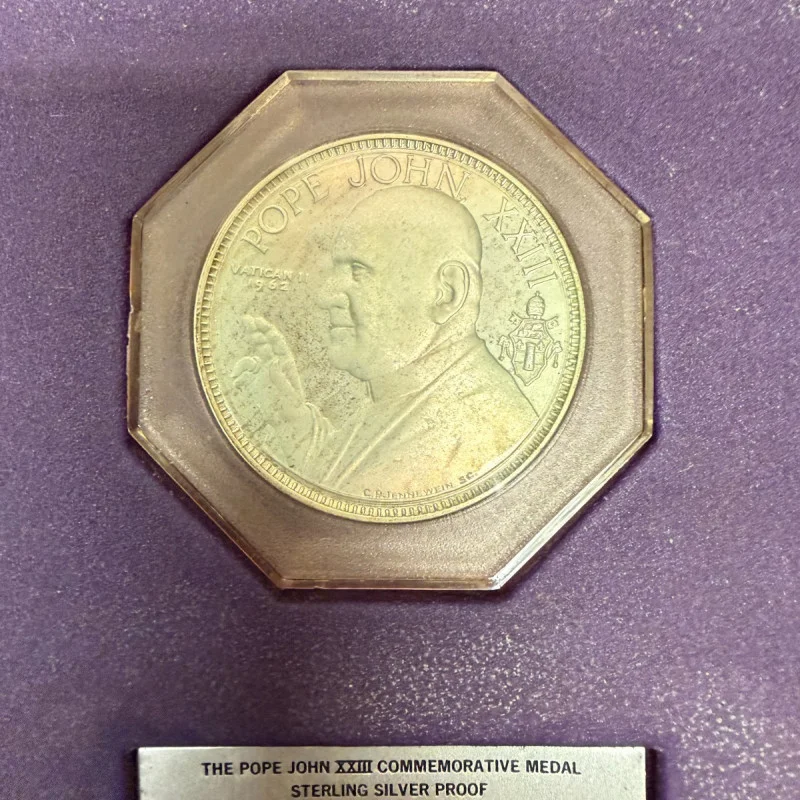 Catholic Commemorative Medal Society 6-Piece Sterling Silver Proof Popes Set